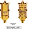 Gold Foil Treasure Chest Phone Sticker: Wealth & Prosperity New Year Gift