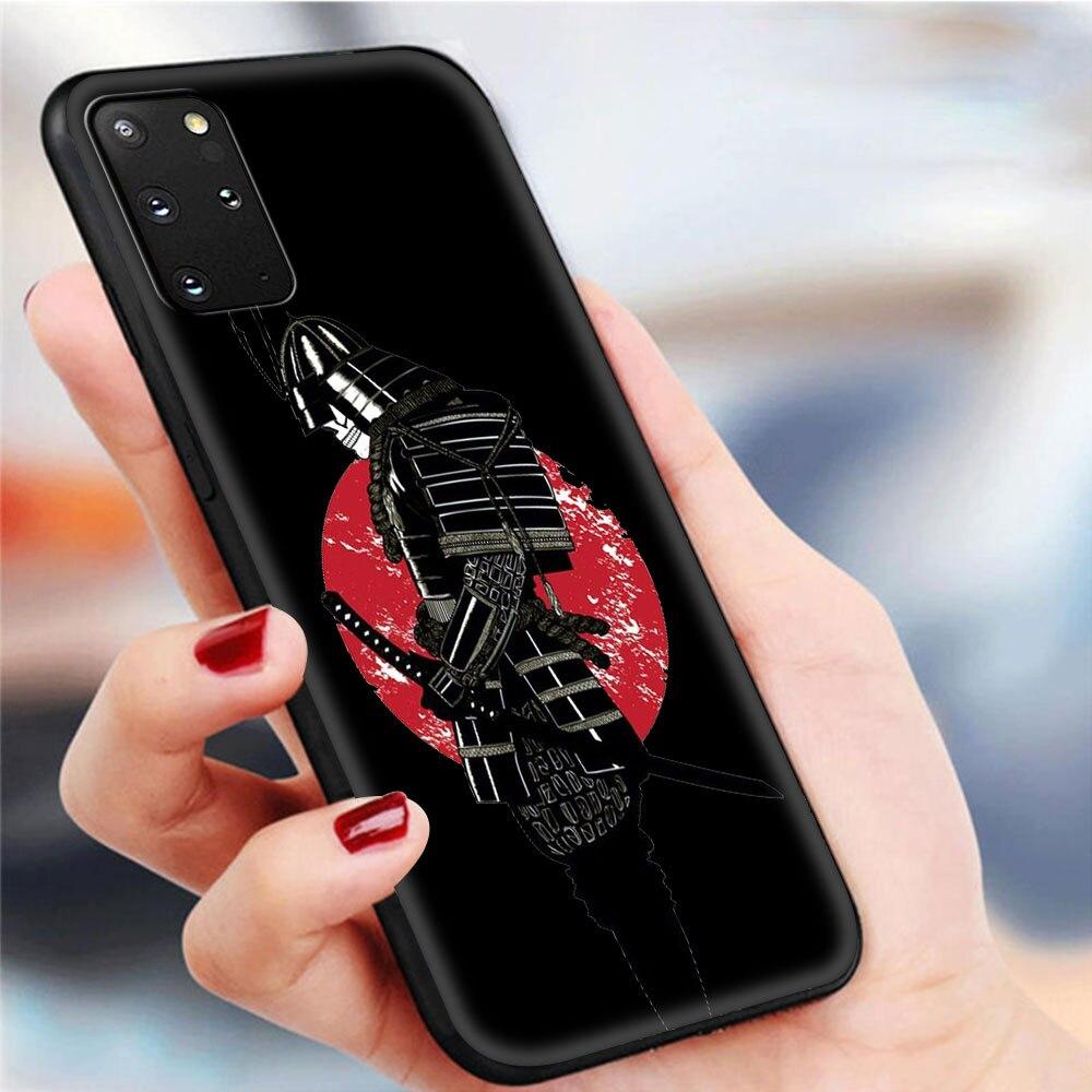 Japan Samuraj Ninja Mobilskal För Samsung Galaxy S20 FE S21 Ultra S20 S10 S9 Plus S10E S8 Mjukt silikon TPU Baksida