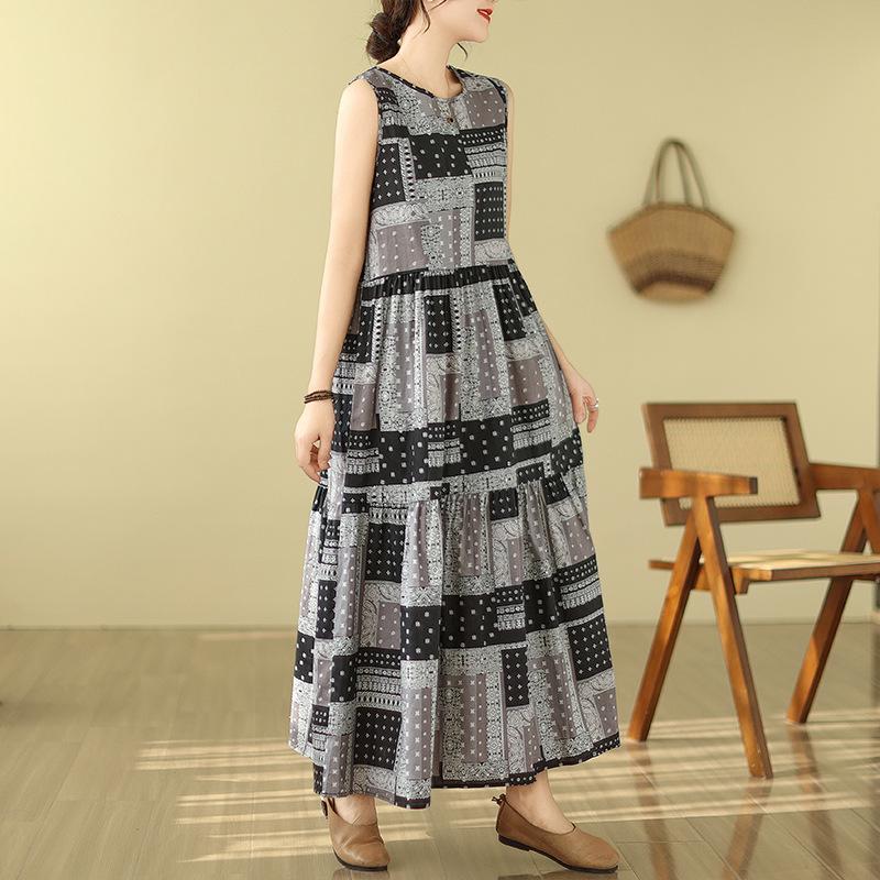 Women's Summer Minimalist Sleeveless Vest Dress