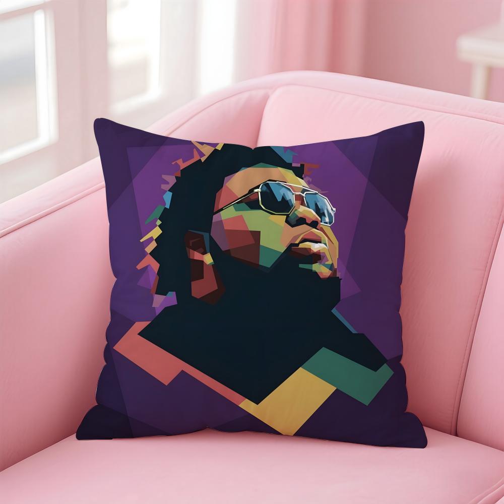 RAP Rod W-Wave Cushion Cover Comfortable Reversible Pillow Cover Ideal for Car Sofa Bedroom & Beyond
