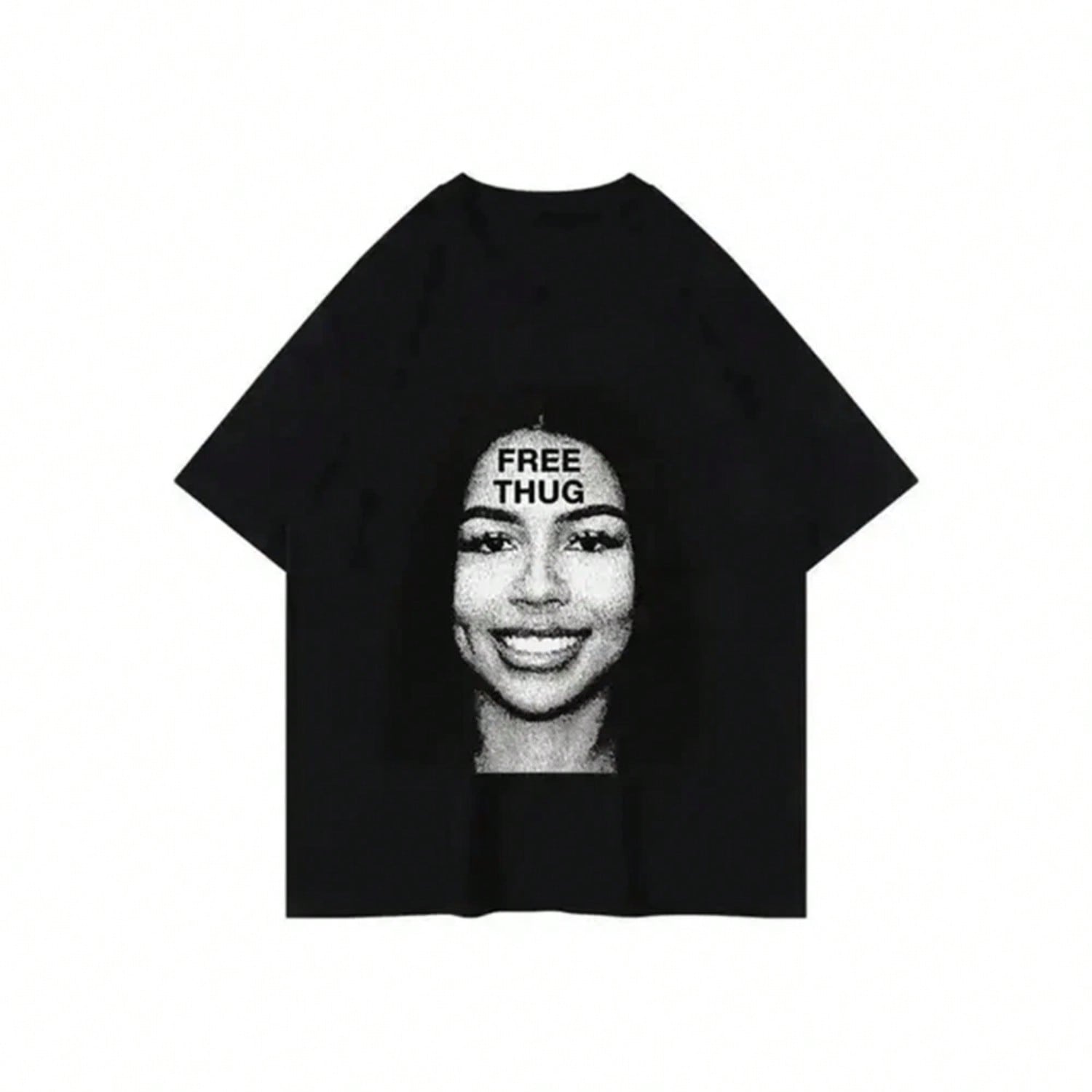 Tee Shirt Femme Young Slime Rapper Printed Y2k Clothes T Shirts For Playeras De Mujeres Haikyuu Graphic Tees 72918 S разноцветный