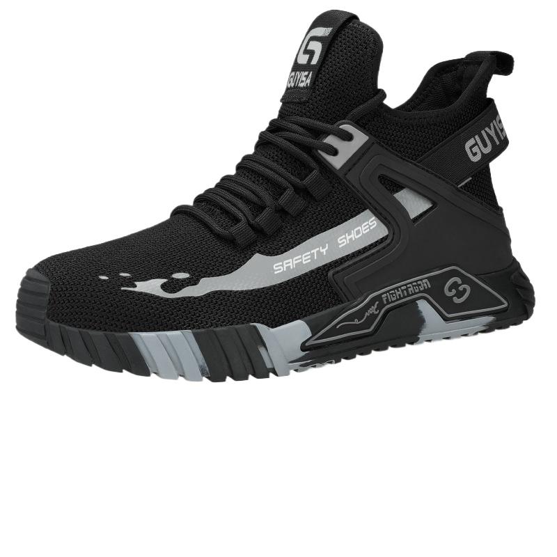 Labor Insurance Shoes Anti-smashing, Anti-piercing, Fly-woven, Breathable, Comfortable and Soft Safety Protective Shoes