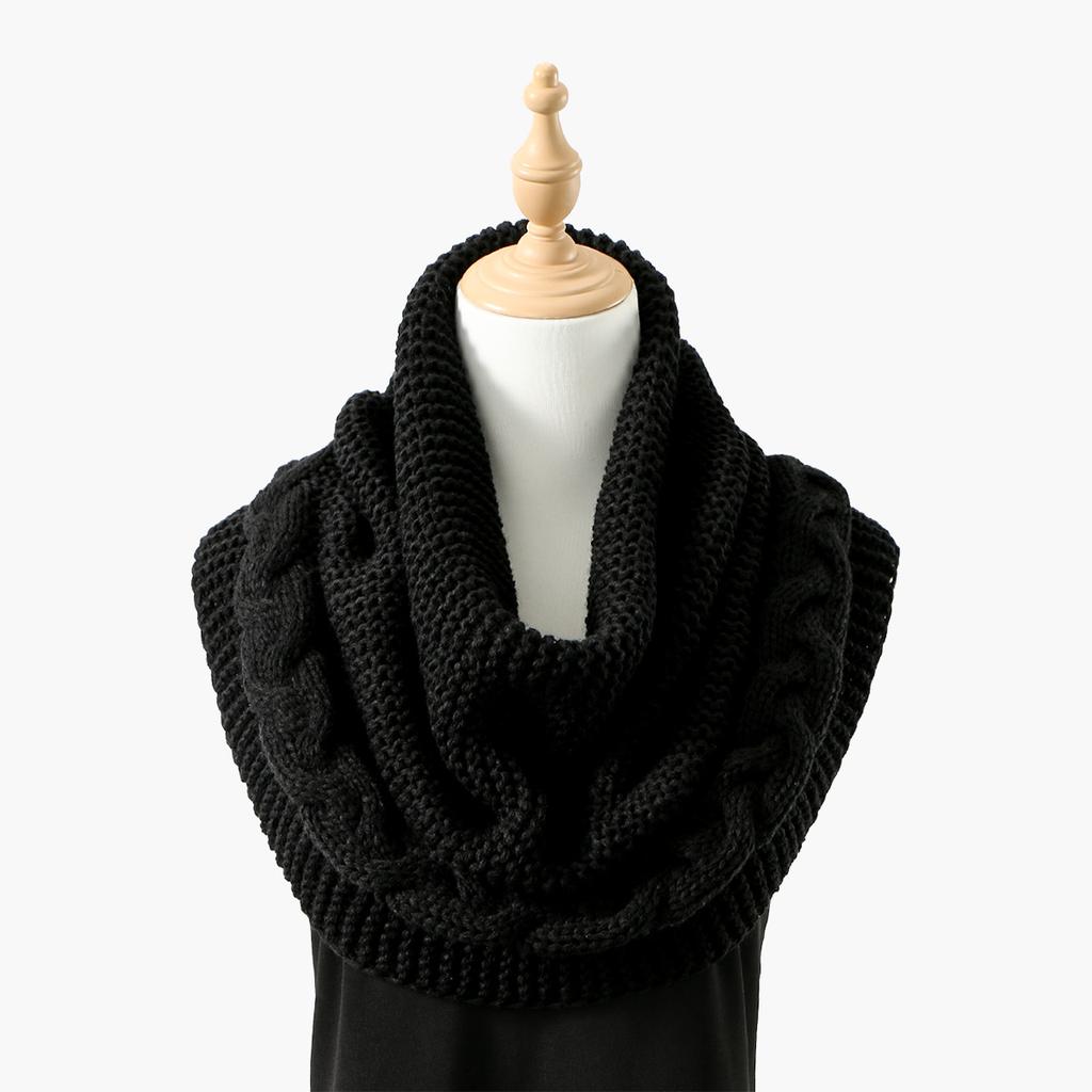 Women Ladies Knitting Scarf Winter Warm Necklace Scarf for Women Clothing Accessories Imitation Cashmere Female Scarves