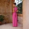 2024 Spring/Summer Sexy Deep V Sleeveless Backless Evening Dress for Women