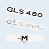New Chrome Black Letters GLS480 GLS600 V12 Emblem for Benz Maybach GLS Class Car Fender Trunk Rear X167 Logo Sticker