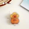 Capybara Double-Sided Acrylic Cartoon Clip for Sticky Notes & Snack Sealing