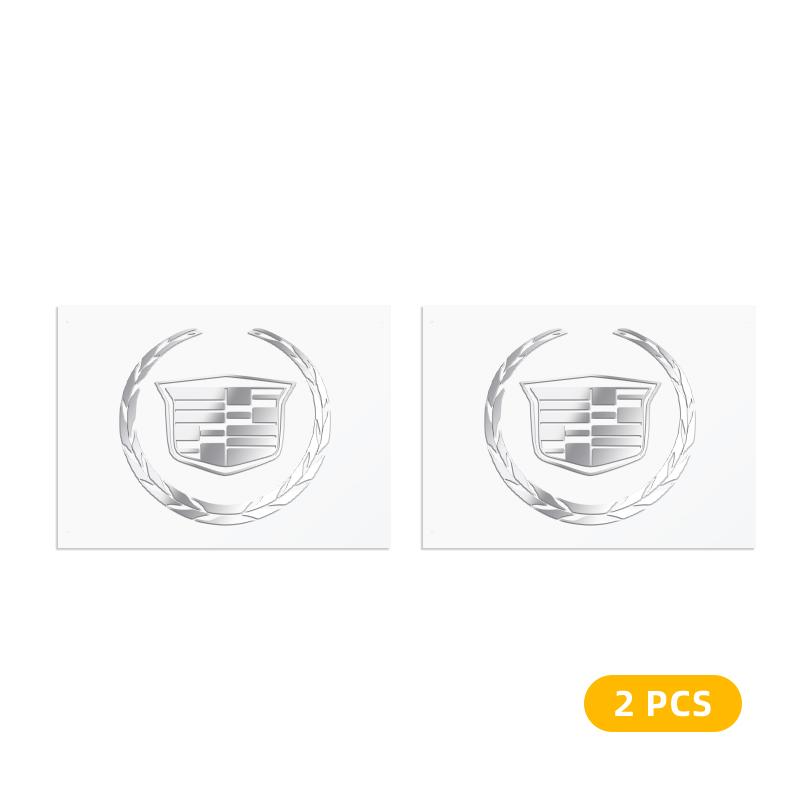 2/5/10 Stück Auto Logo 3D Metallaufkleber Dekorative Zubehörteile für Cadillac ATS BLS CT4 CT6 CTS ESCALADE STS XLR XT4 XT5 XTS SLS