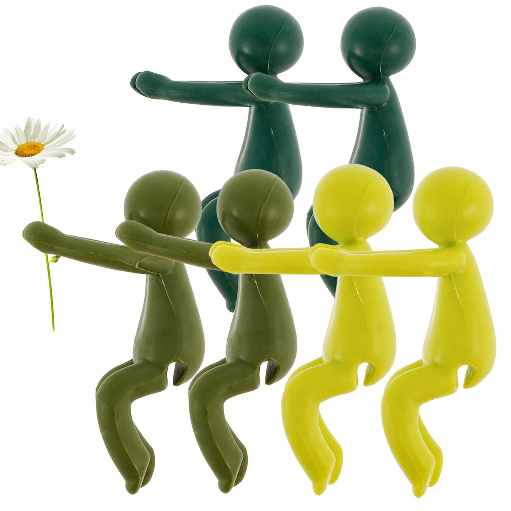 6-10Pcs Plant Sprouts Stems Support Holders Cute Animal Shape Propagation Flower pot Plant Fixed Bracket for Indoor Garden
