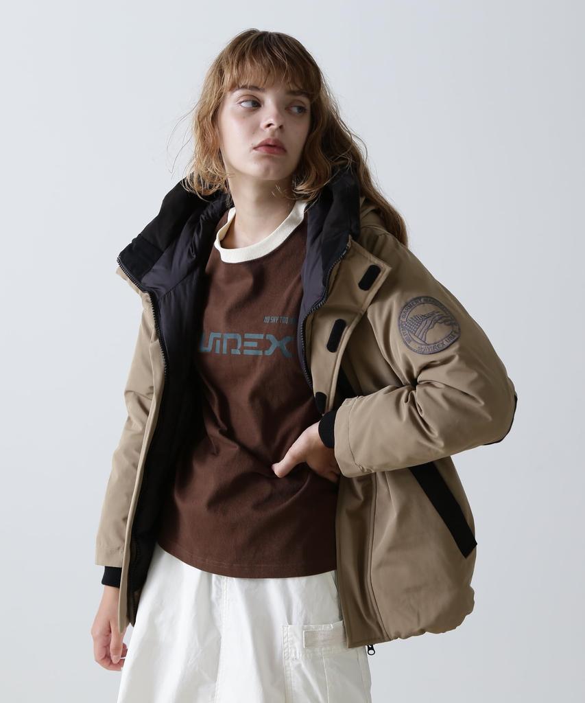 Limited MILITARY FUNCTION DOWN JACKET 2 Military Function Down Jacket 2 M 040 Beige [Avirex] WEB&DEPOT Men's 783-4953001