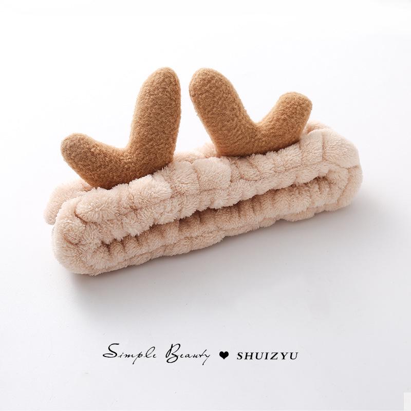 2024 Cute Cartoon Plush Headband for Women - Makeup, Hair Clip & Tie