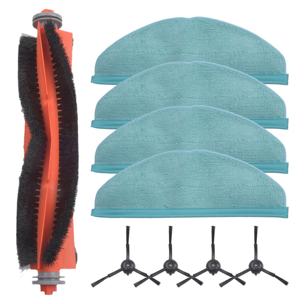 Upgrade Your Cleaning Main Side Brushes & Mop Cloths Set Compatible with For HomeRun Robot Vacuums 7000 Series