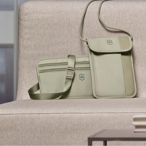 VICTORINOX Travel Essentials Security Belt Bag, Slim, Anti-Theft, Waist Bag, Black, Ideal for International Travel and Business Trips [Official Japane