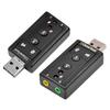 DIMAN-HD02 External USB Virtual 7.1 Channel Sound Card Audio Adapter for Laptop