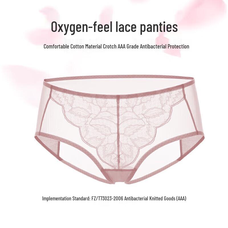 Aimer Oxygen Petals Wire-Free Lace Bra & Panty Set