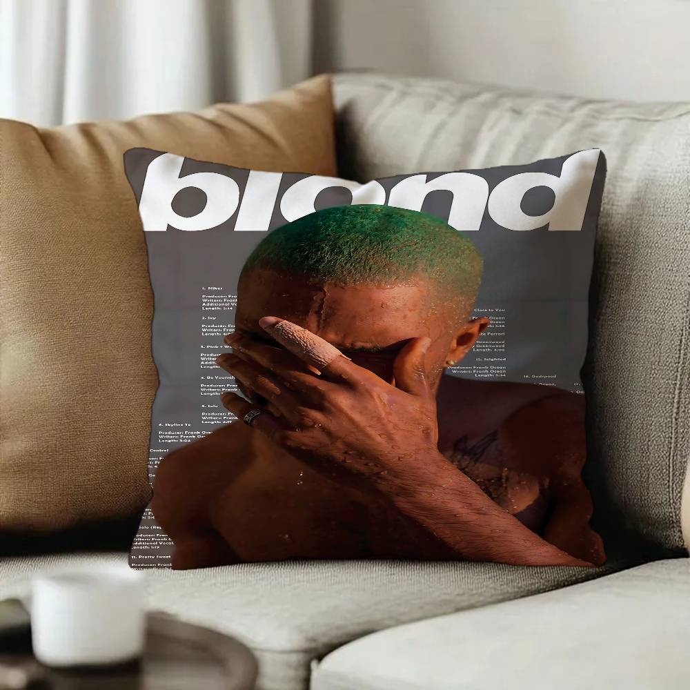 AFrank Ocean Blond Pillow Cushion Cover Pillowcase Living Room Sofa Home Decor Customized