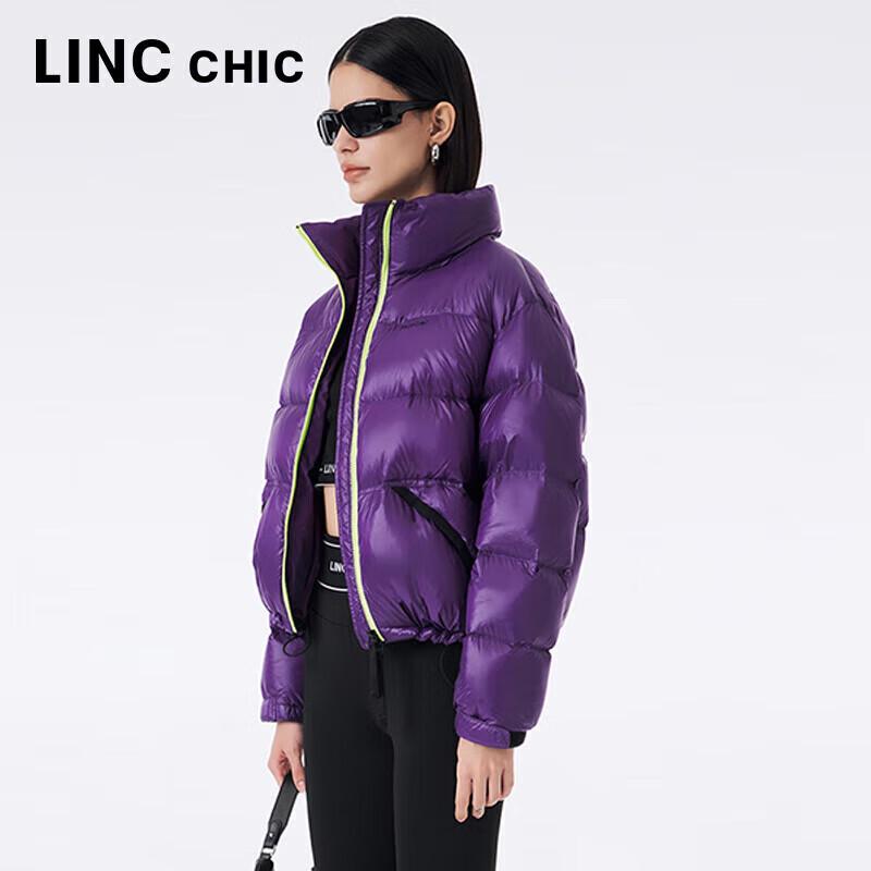 JINYUJIE Women's Short Stand Collar Puffer Down Jacket
