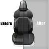 Car Front Seat Cover, 22"×24" Luxury PU Leather Auto Seat Protection Cover, Comfortable Anti Slip Front Bottom Seat Cushion with Full Wrap,