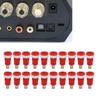 20PcsCelsiusSet Banana Socket Female Connector 4mmCelsius0.16in Brass Terminal Stable Current for Ships RVs Trucks