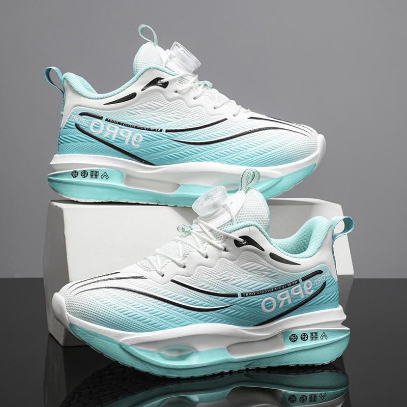 2025 Winter Boys' Basketball Shoes: Kids' Wear-Resistant, Rotary Buckle Sports Trainers