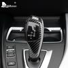 Car Gear Shift Handle Cover For BMW F20 F21 F22 F23 F30 F34 F10 F11 F07 F18 F25 F26 F15 F16 F01 Carbon Fiber Texture Accessories