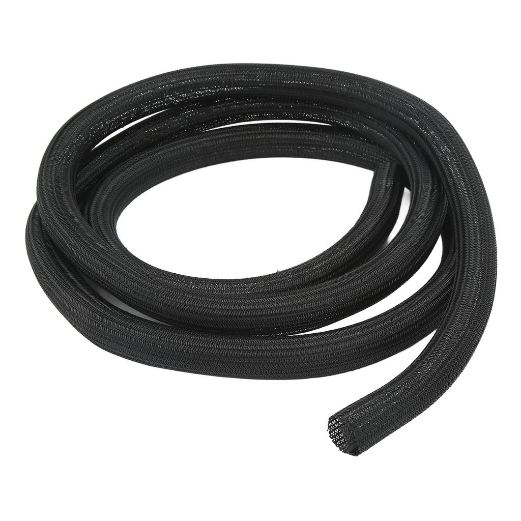 10FT Split Wire Loom Tubing Black 25MM Self Rolling High Temperature Resistance Sleeves For Automotive Wire