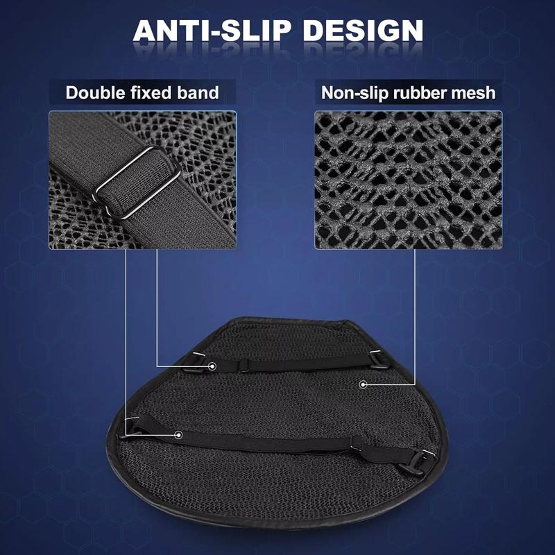 Motorcycle Cushion Shock Absorbing Breathable Sunproof Shock Absorbing Seat Cover Motorcycle Seat Cover