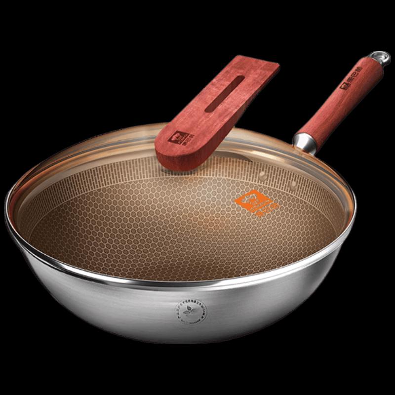 Kangbach Honeycomb 304 Stainless Steel Wok