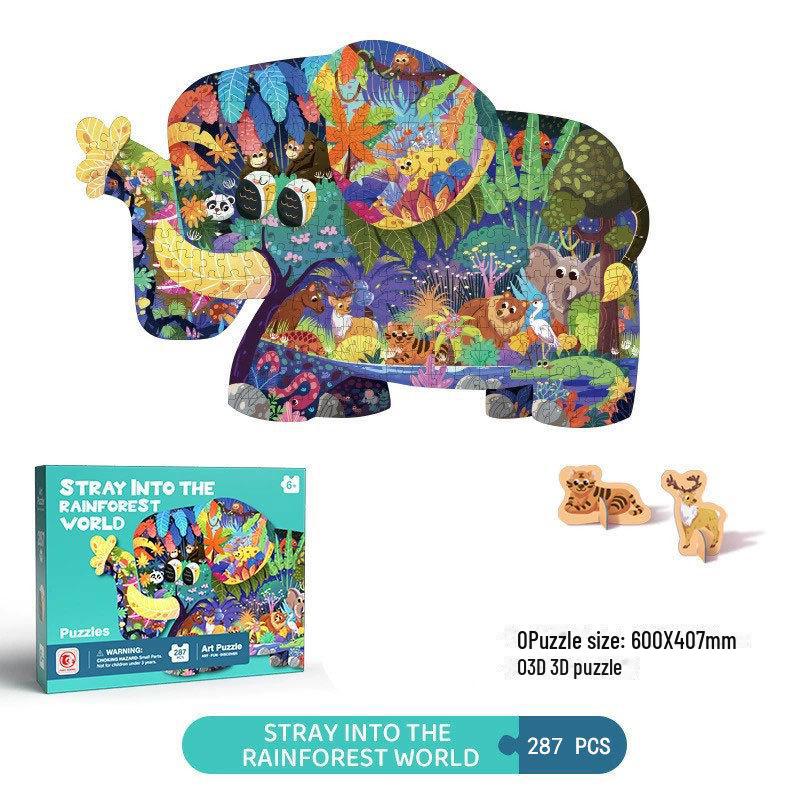 New Halloween and Christmas Children's Puzzle Educational Toys - Perfect for Baby Gifts, Birthday Presents, and Kindergarten Souvenirs.