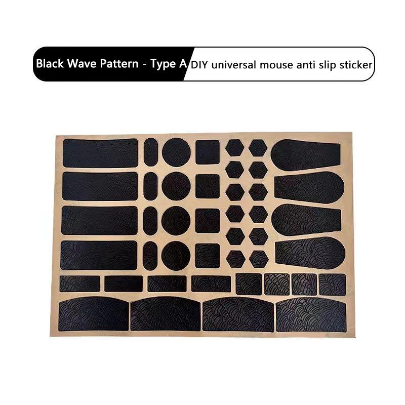 Rutschfestes, schweißabsorbierendes Maus-Griffband, Skate-Aufkleber, Mäuse, Anti-Rutsch-Aufkleber für universelle kabellose Gaming-Maus für E-Sport-Gamer