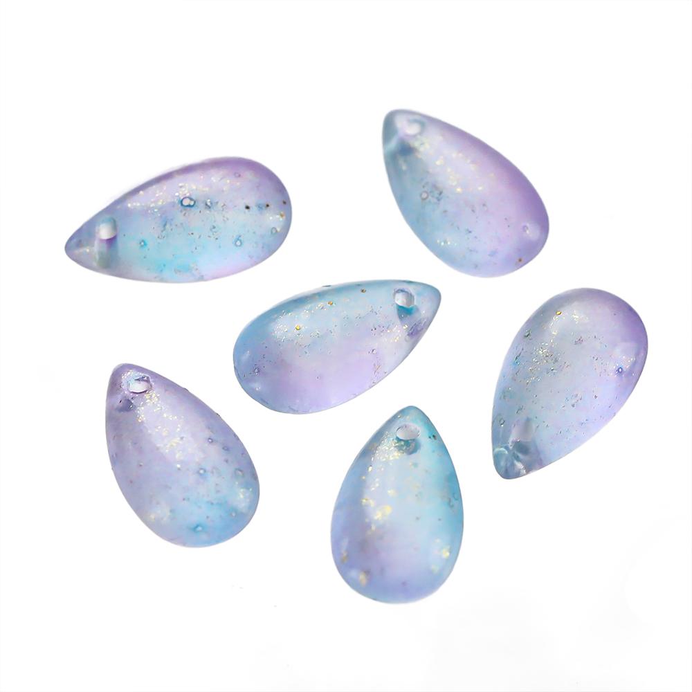 10pcs 8*14mm Water Drop Shaped Glass Pendants Czech Loose Spacer Beads For DIY Crafts Necklace Bracelet Charm Jewelry Making