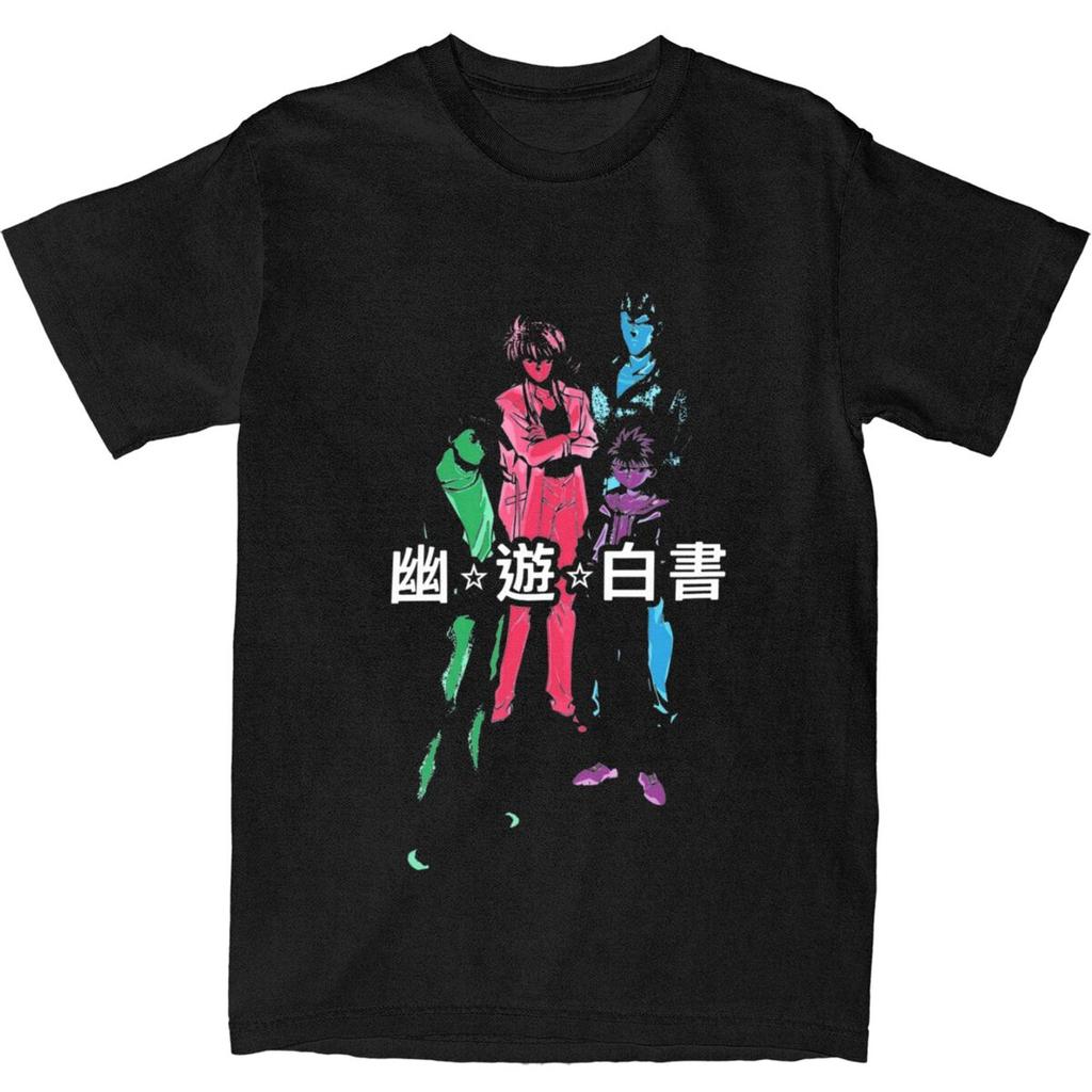 Mode Yu Yu Hakusho Aku No Mazoku T-Shirt Herren Damen 100% Baumwolle T-Shirts Bedruckte Kleidung