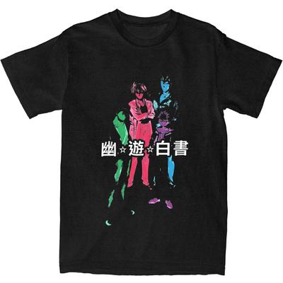 Fashion Yu Yu Hakusho Aku No Mazoku T Shirt Men Women 100% Cotton Tees Shirt Printed Clothing