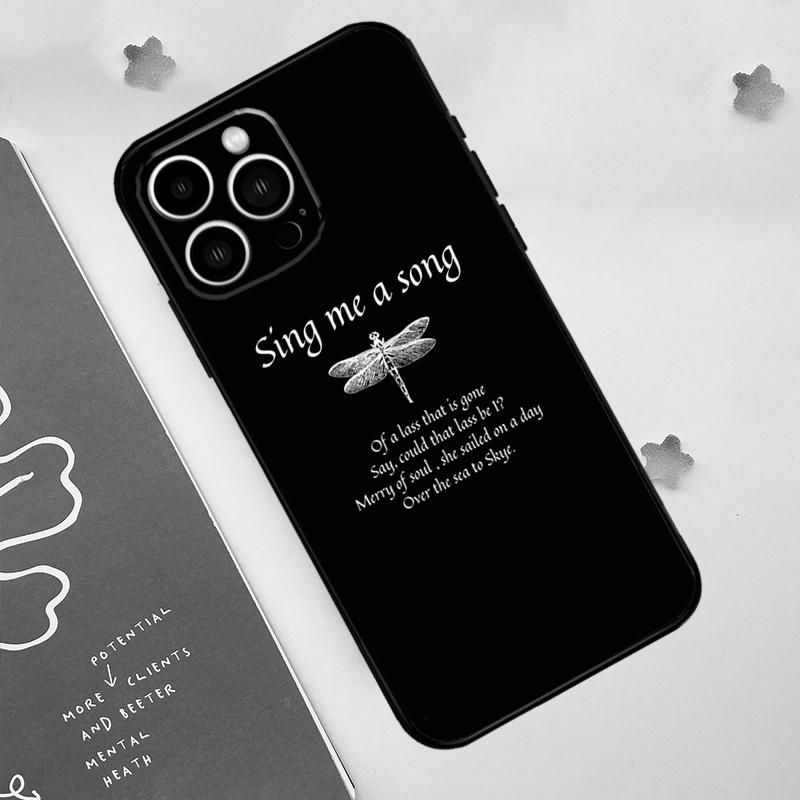 

Чехол Outlander Sassenach Dragonfly для iPhone 11 12 13 14 15 16 Pro Max 15 16 Plus 13 12 Mini X XS XR iPhone 14