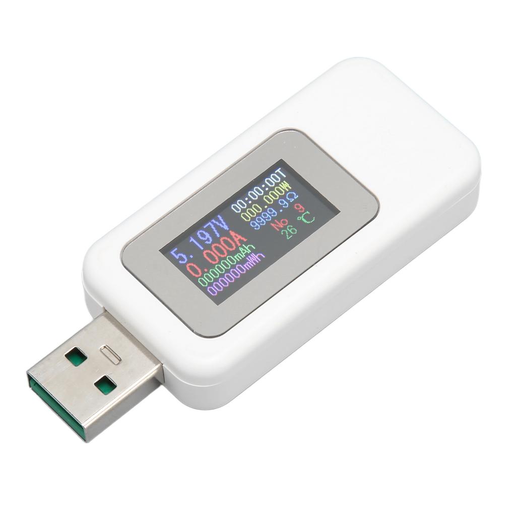 USB Tester 0‑6.5A Current 4‑30V Voltage Color Display USB Tester Multimeter for Mobile Phone