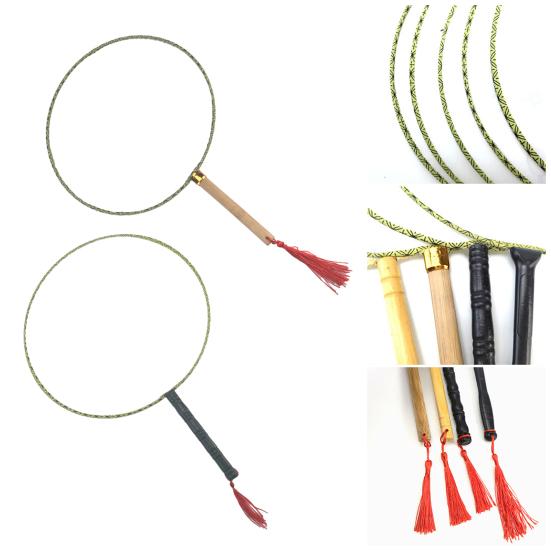 DIY Malířský Kulatý Vějíř s Dřevěnou Rukojetí Ručně vyráběný Dekorativní Vějíř Čínský Styl Nedokončený Ruční Vějíř Řemesla Dekorace