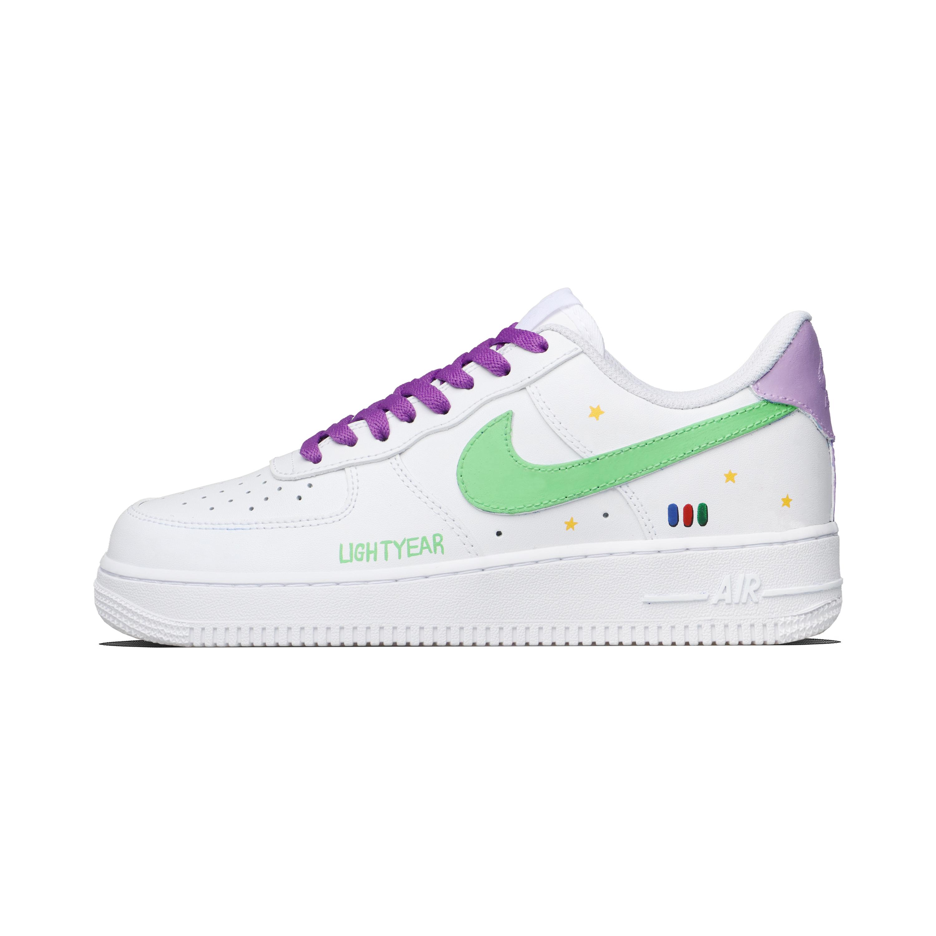 

Nike Air Force 1 Light Year Cow Leather Abrasion Resistant Low top Skateboard Shoes Unisex Purple CW2288-111(Team1171-) 44