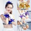 Handle Cheerleader Pompoms Cheerleading Cheering Ball Dance Party Decorator Club Sport Supplies