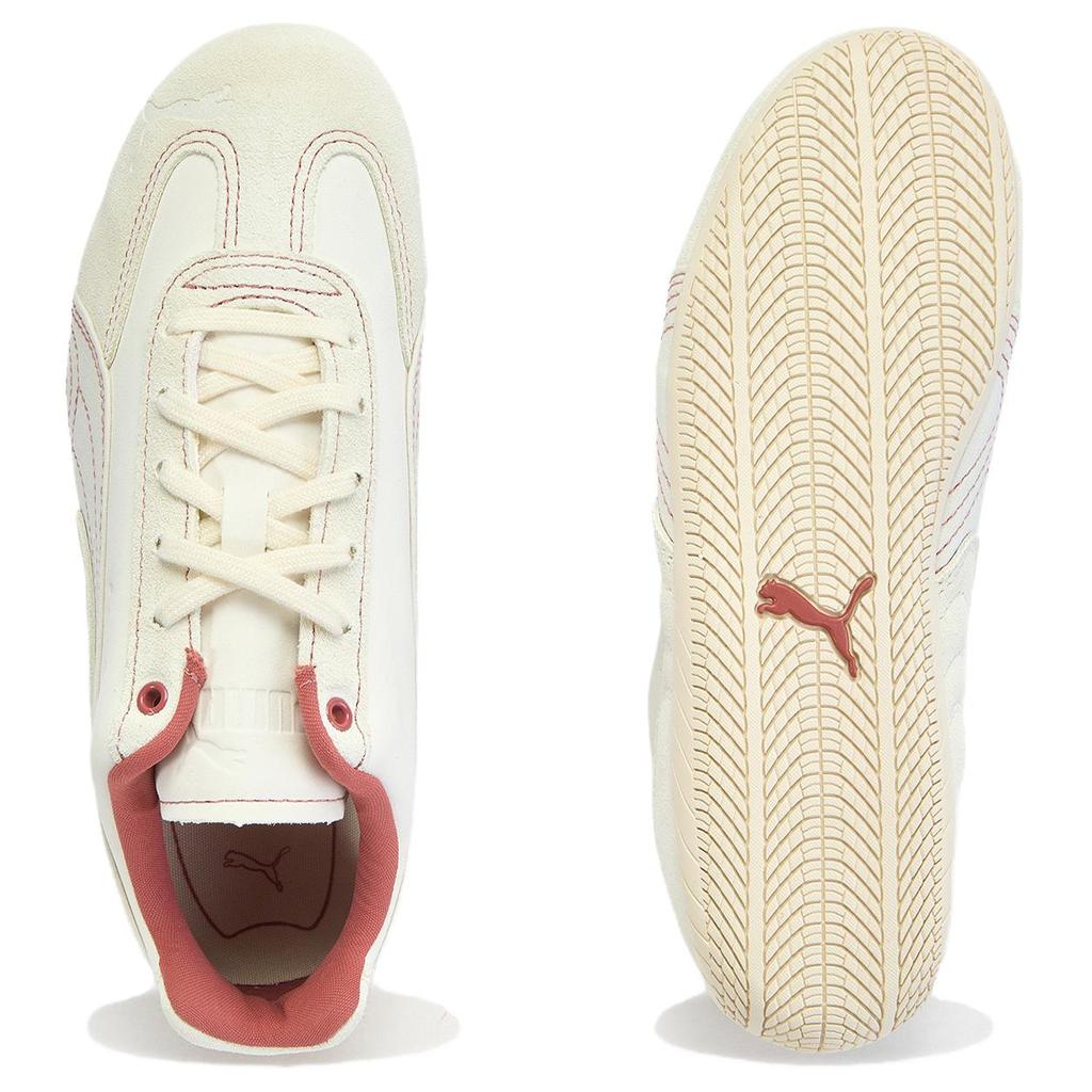 Puma Speedcat Series Paris Comfortable Versatile Racing Low-Top Canvas Lifestyle Shoes Women sneaker Beige 403810-01