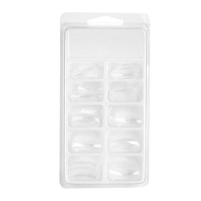 100 Stück klare Nagelform, vollständige Abdeckung, schneller Aufbau, Gelform, Tipps, Nagelverlängerung, DIY-Maniküre-Werkzeug