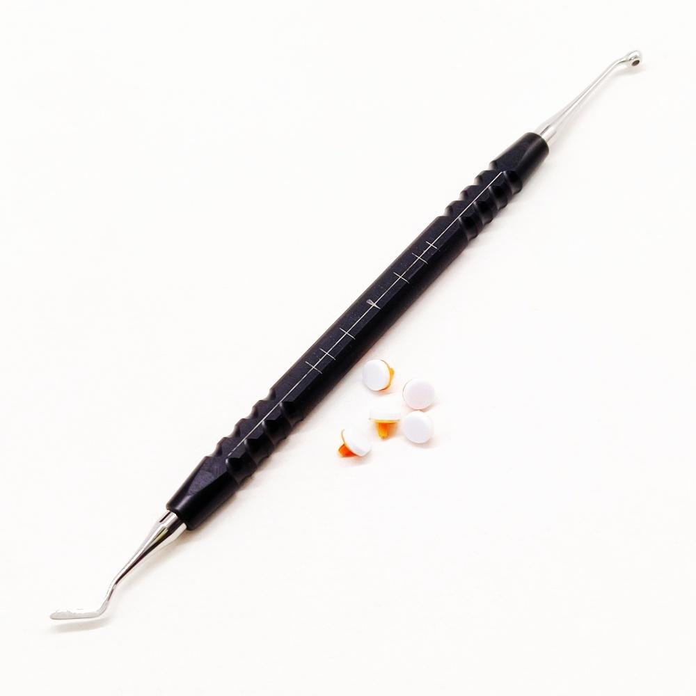 Dental Composite Resin Filling Spatula Assortment Kit Tool Sculpt Pads Mixing Handle Foam Pads L/S Modeling Instrument