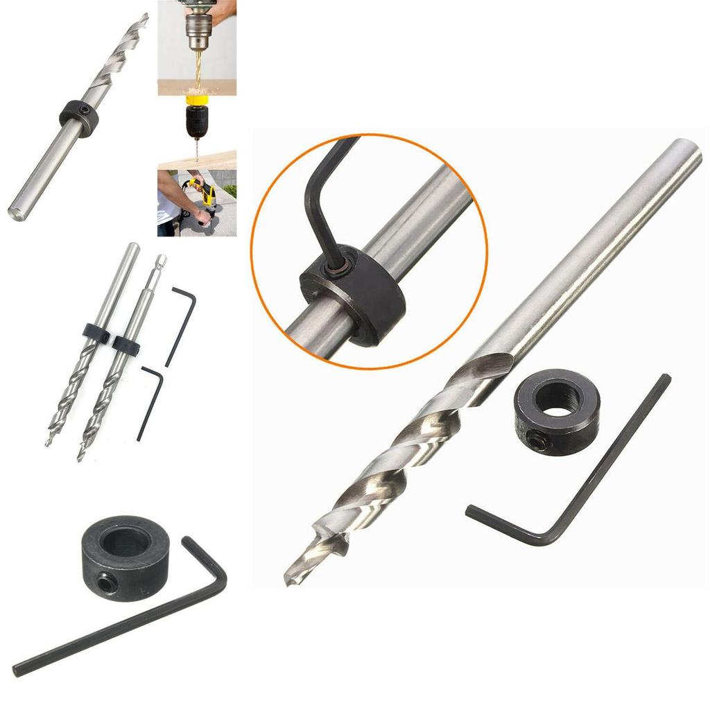 High-speed Steel 1pcs Twist Step Drill Bits Pocket Hole Jig Guide Hand Tools Set For Durable Performance
