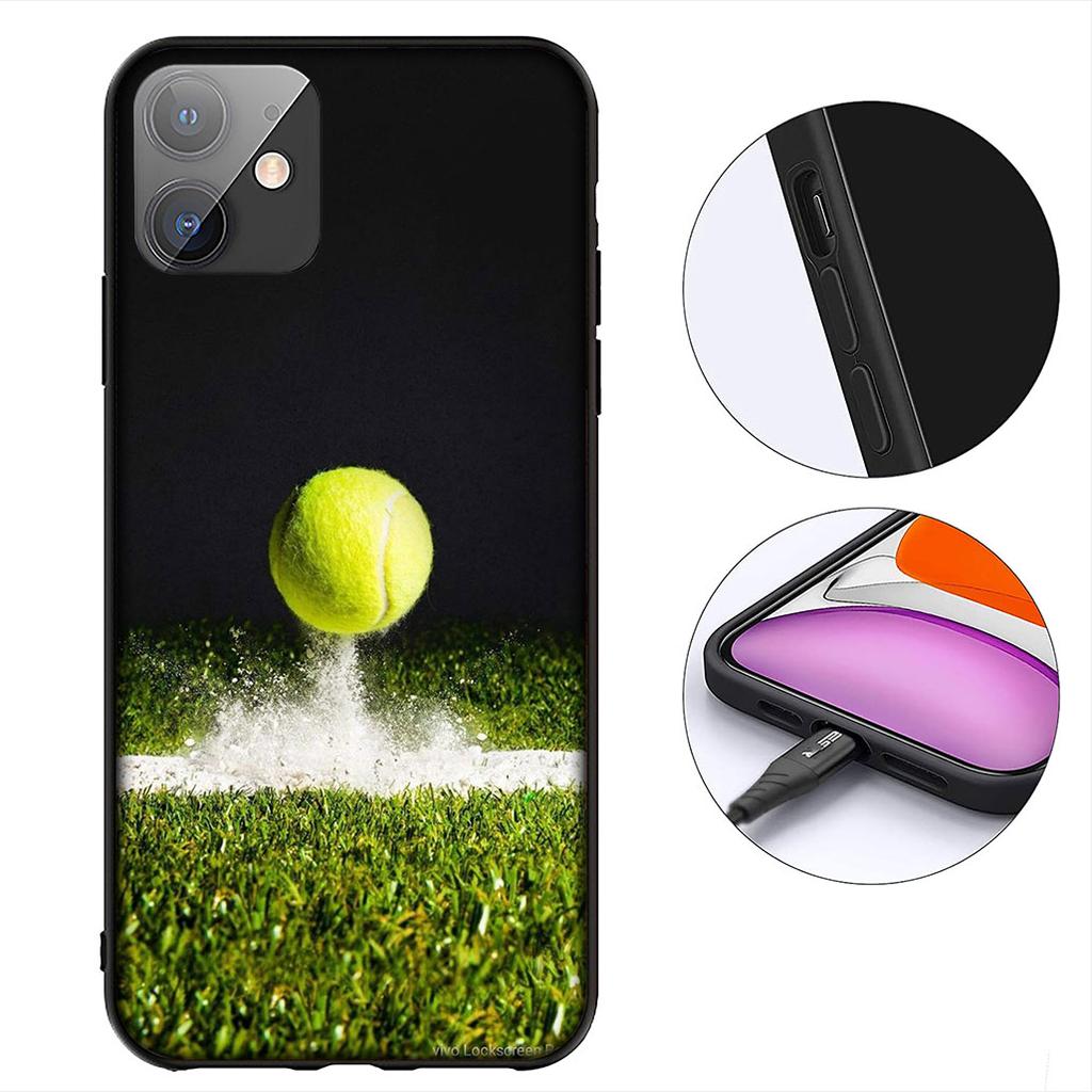 Tennis-Fan Handyhülle für Samsung Galaxy S25 Edge S24 S23 FE Plus Ultra A16 A15 A55 A57 5G Schutzhülle