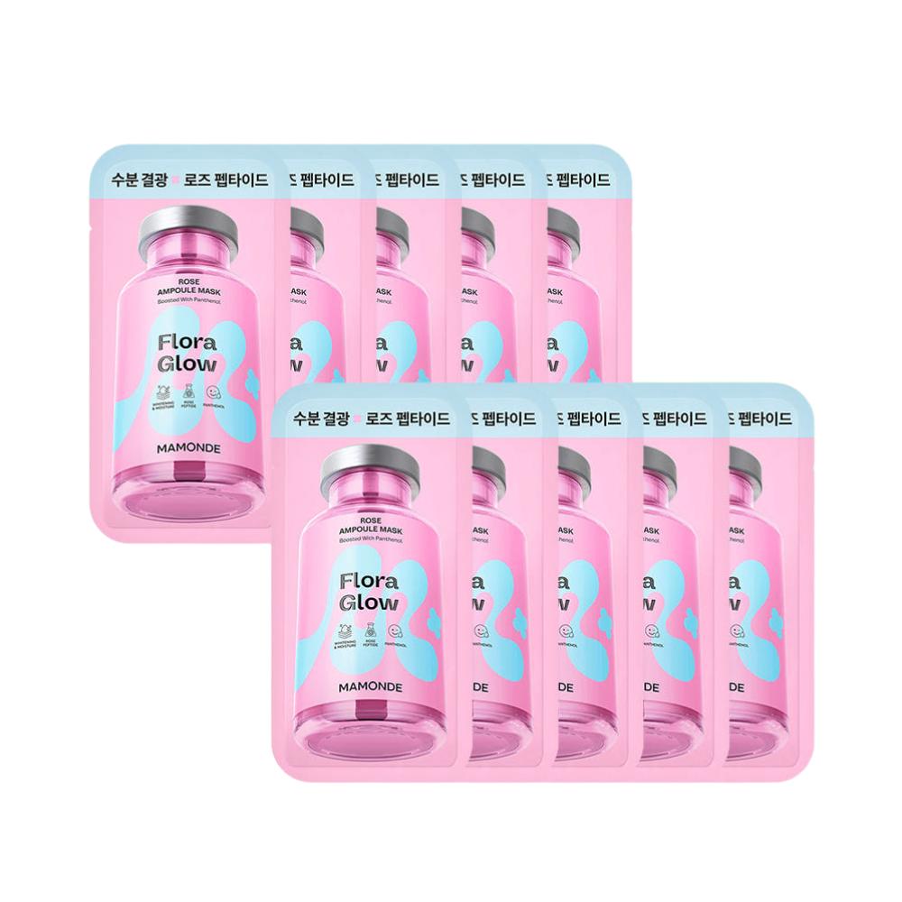 Mamonde Flower Lab Essence Mask Rose 23ml (20 Sheets) Rose (10pcs) + Rose (10pcs)
