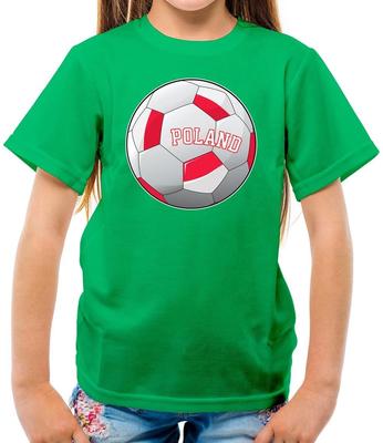 Country Football Poland - Kids T-Shirt - Polish Team Fan Soccer Footie