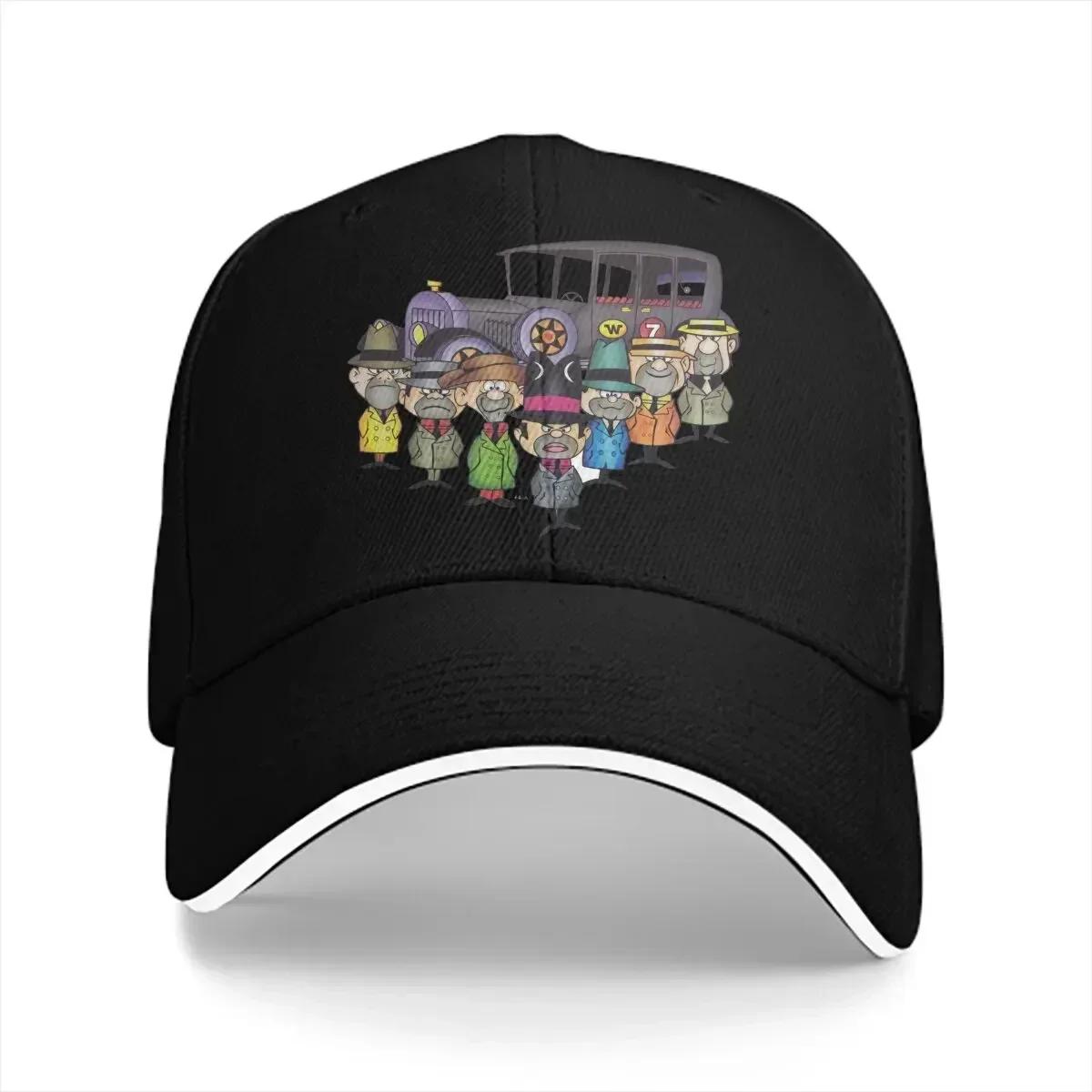 

Team Friends Unisex Baseball Caps Peaked Cap Wacky Races 60s Cartoon Sun Shade Hats for Unisex Women 56-58cm