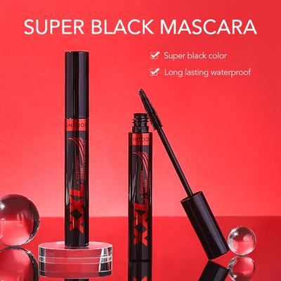 Adatto ai principianti Mascara tridimensionale impermeabile nero freddo allungato denso facile da rimuovere il trucco occhi nero