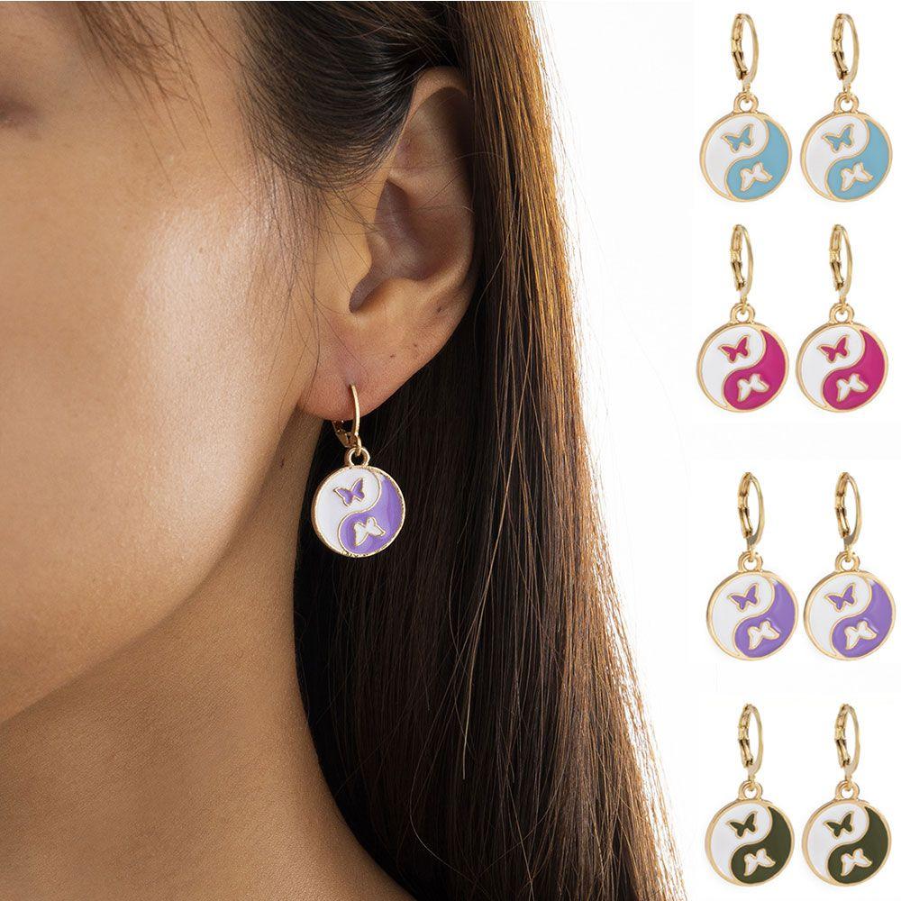 

Руководство по моде Многоцветные Женские Серьги-бабочки Анимиальные Милые