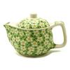 Teapot Small Herbal Green Daisy