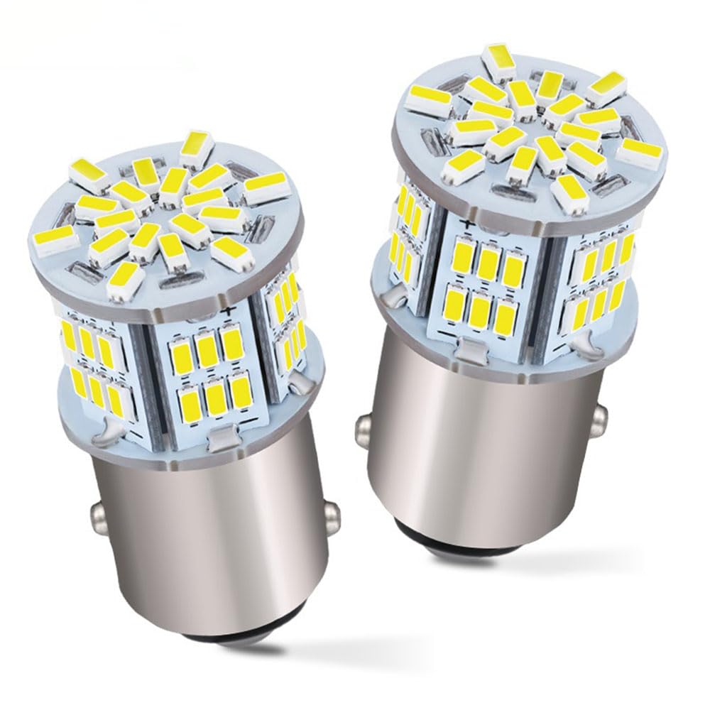

GLOWZEN s25 LED Double Marker Lamp for -24V Car 1157 (Set of 2, White) белый