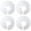 4pcs PP Plastic Easy Installation Water Pipe Angle Valve Collars 20mm Drainage Pipe Cover  Worker